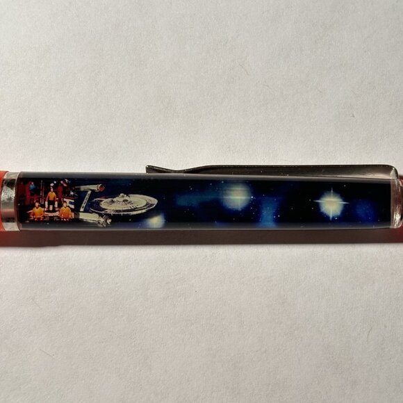 Star Trek Floaty Pen Movieland Wax Museum California Starship Enterprise Space - Picture 5 of 10